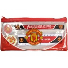 MUFC Skrivest Lineal blyanter viskelder blyantspidser