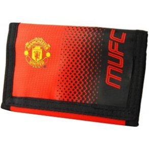 MUFC pung rd sort velkro mange detaljer