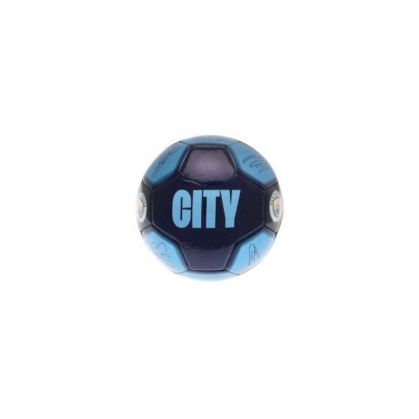 Manchester City fodbold str 5 / signatur