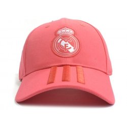 Real Madrid 3 striber Adidas kasket Pink