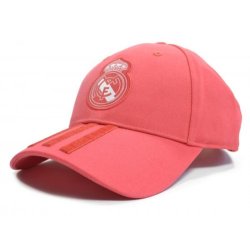 Real Madrid 3 striber Adidas kasket Pink