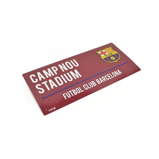 Camp Nou Stadium Futbol Club Barcelona / skilt street sign