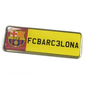 FC Barcelona Nummerplade badge / pin