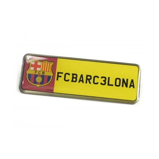 FC Barcelona Nummerplade badge / pin