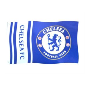 Chelsea skilte og flag