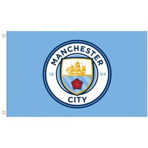 Manchester City Sky crest flag