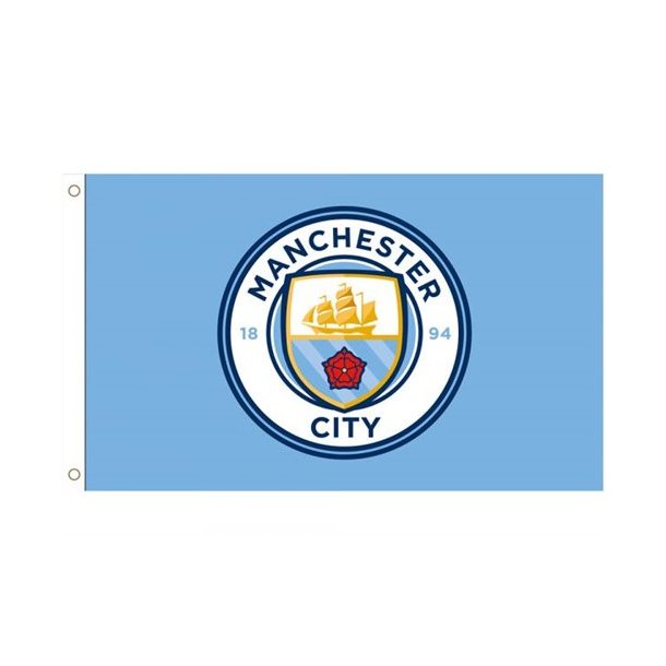 Manchester City Sky crest flag