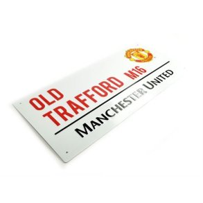 Manchester United Street sign metal