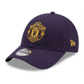 Manchester United cap New Era Marine-gul broderet crest