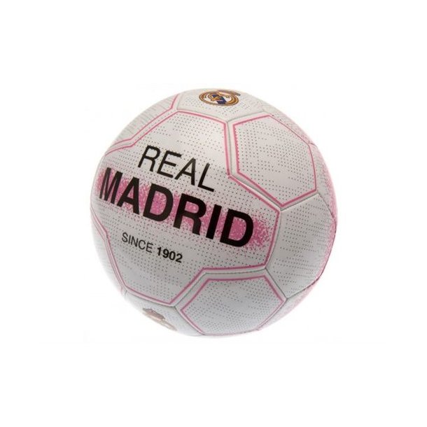 Real Madrid Str 5 bold Hvid/pink