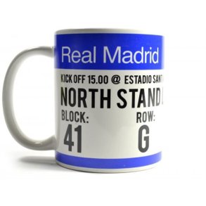 Real Madrid Headline krus i keramik