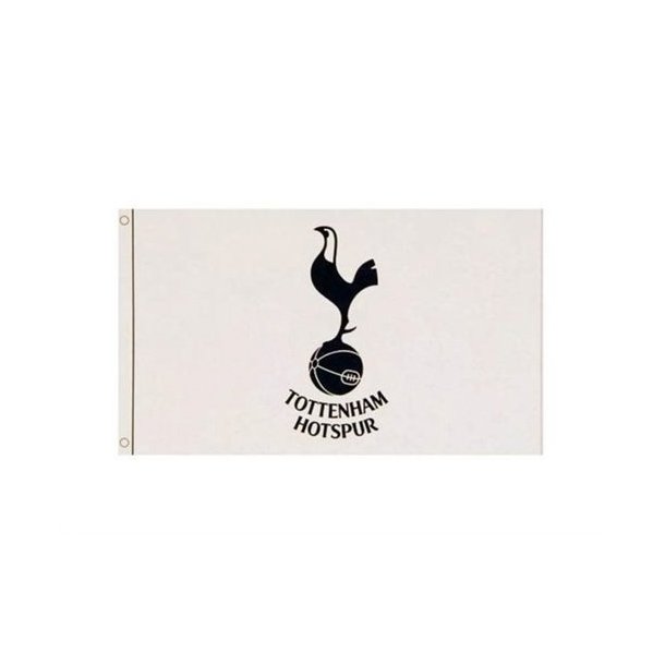 Tottenham flag Design hvid marine farvet crest
