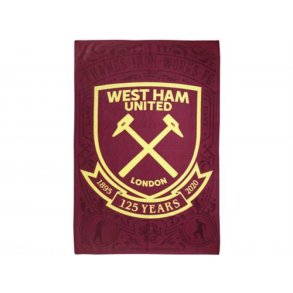 West Ham hndklde / 125 rs Jubilum Ml: 140 x 70 cm.