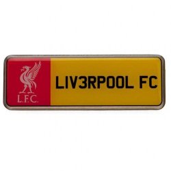 Liverpool Nummerplade pin/badge metal