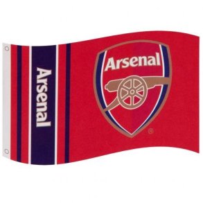 Arsenal flag stribe marine/rdt