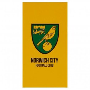 Norwich City Hndklde Ml: 150 x 75 cm. 100 % bomuld