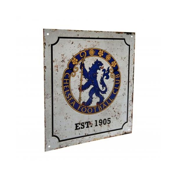 Established Chelsea Retro 1905 metal skilt