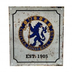 Established Chelsea Retro 1905 metal skilt