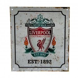 Liverpool ESTABLISHED 1892 metal skilt
