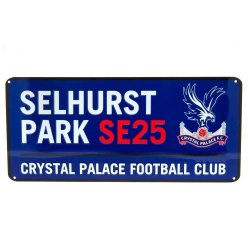 Crystal Palace Selhurst Park Street sign i metal farvet