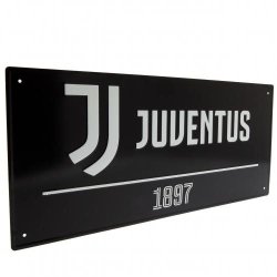 Juventus Street sign Black
