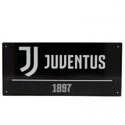 Juventus Street sign Black