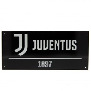Juventus Street sign Black