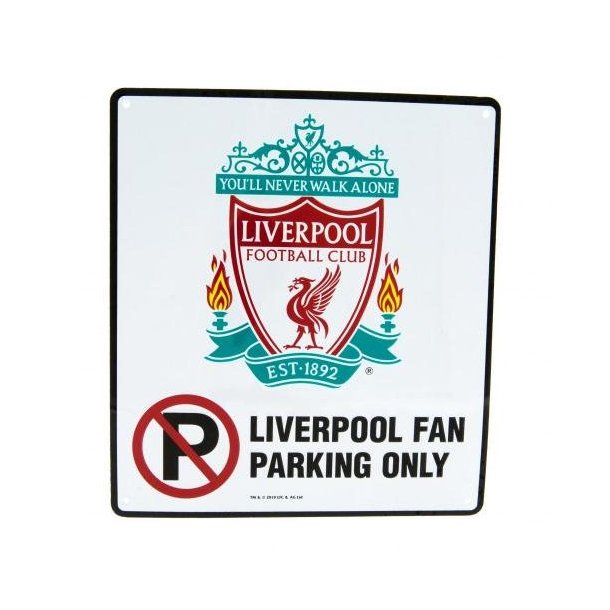 Liverpool fan parking only (crest)