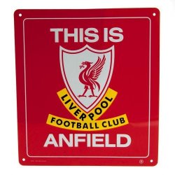 Liverpool This Is Anfield / metal skilt 