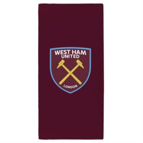 West Ham hndklde Ml: 140 x 70 cm. 100 % bomuld