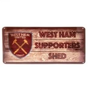 West Ham metal skilt 