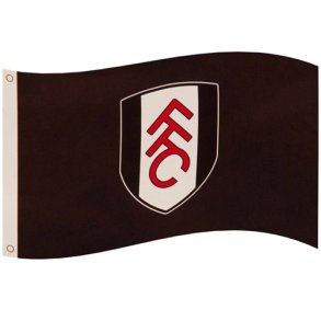 Fulham flag / sort med mrke