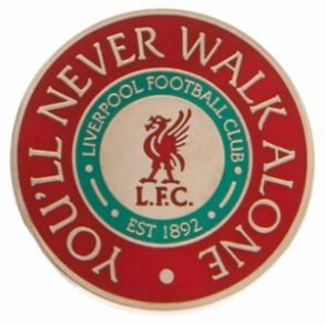 Liverpool pin/badge  You'll Never Walk Alone Est 1892