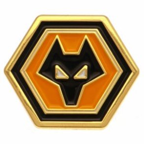 Wolverhampton pin/badge i metal