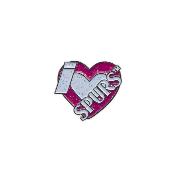 Tottenham pin/badge Hjerte I love spurs