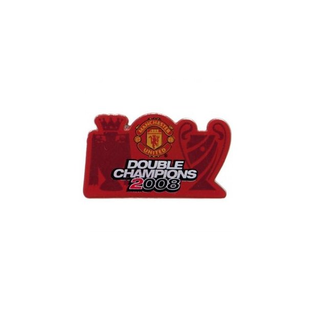 Manchester United Double Champions badge