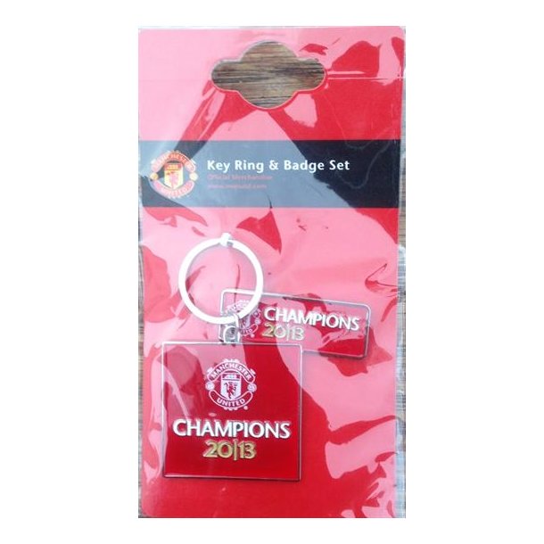 Manchester United Champions 2013 nglering + badge