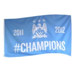 Manchester City flag Champions