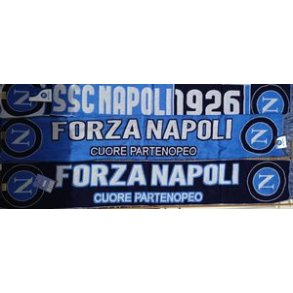 Napoli halstrklde vvet version Forza Napoli / sky farve