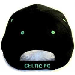 Celtic cap - sort med grnt klubemblem