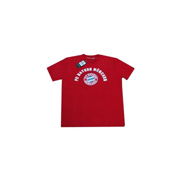 Bayern Mnchen t-shirt rd med emblem 