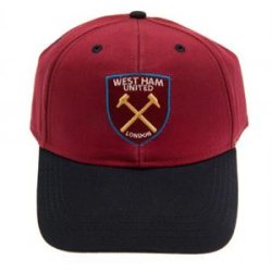 West Ham cap bordeaux m/marine skrm nye mrke